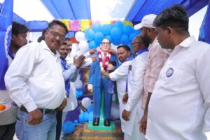 बाबा साहेब अंबेडकर की प्रतिमा का भव्य लोकार्पण, मंत्री अनिल कुमार ने दिया सामाजिक समरसता का संदेश