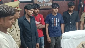 शामली:सेल्समैन लूटकांड का खुलासा, पांच आरोपी गिरफ्तार